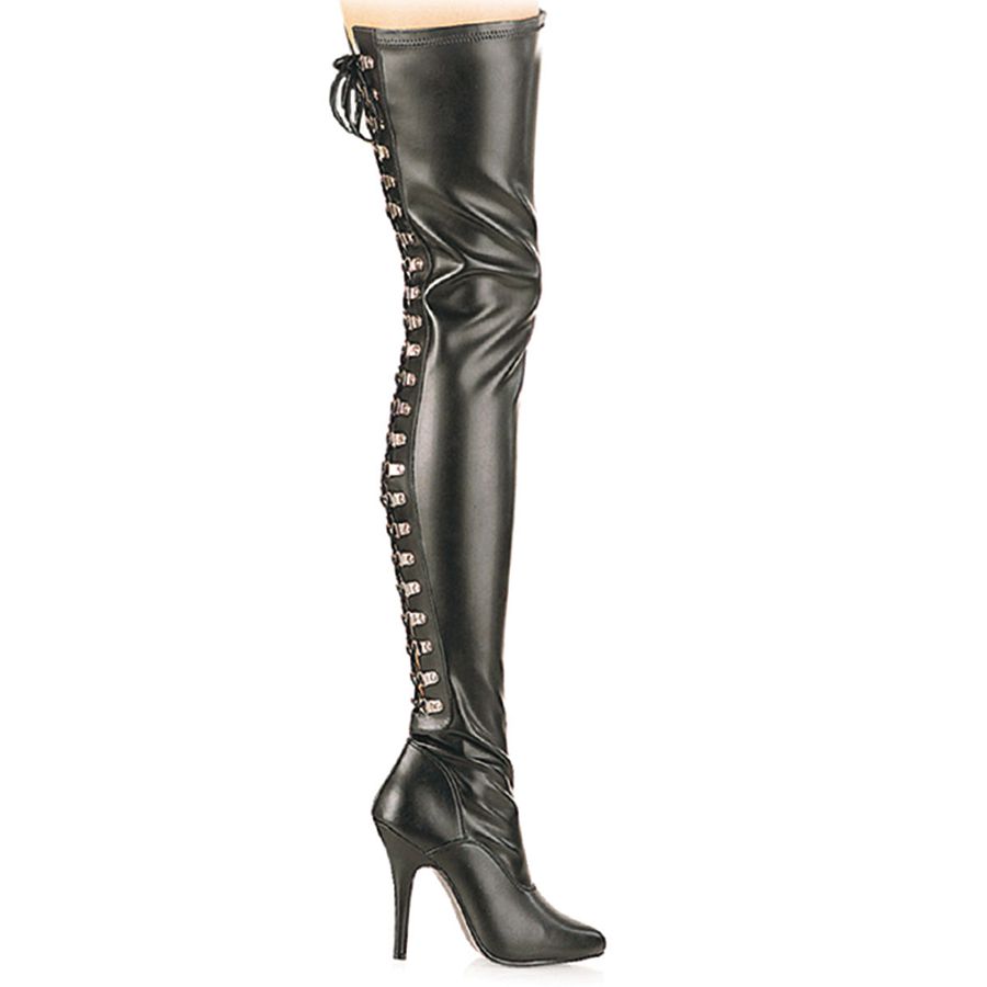 Bottes Hautes Pleaser Seduce-3063 Noir Femme | WOY-0180189