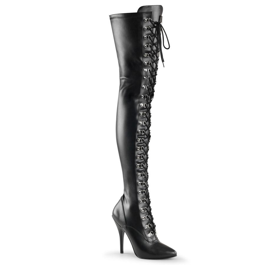 Bottes Hautes Pleaser Seduce-3024 Noir Femme | YNS-9813363