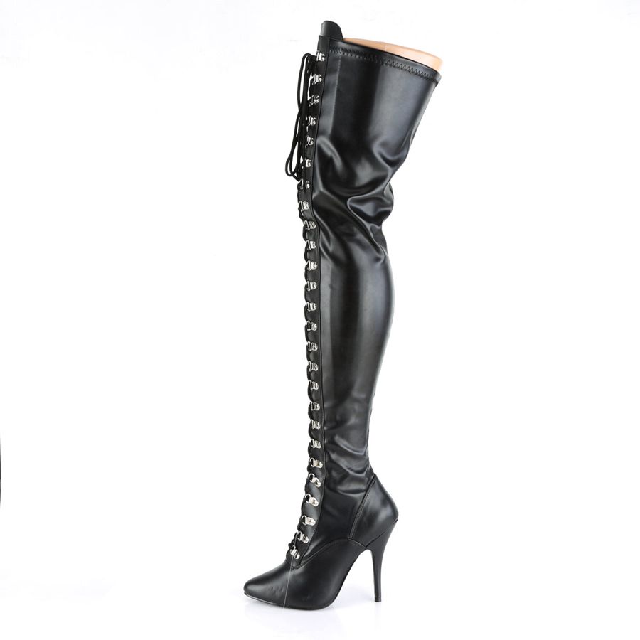 Bottes Hautes Pleaser Seduce-3024 Noir Femme | YNS-9813363