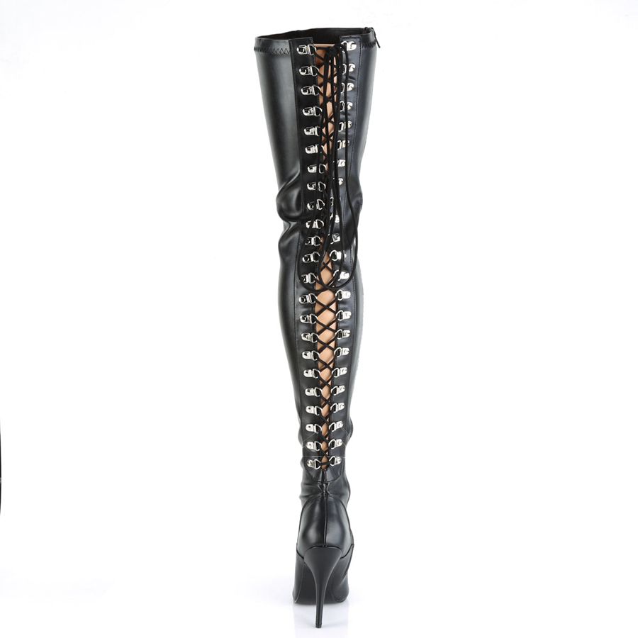 Bottes Hautes Pleaser Seduce-3063 Noir Femme | WOY-0180189