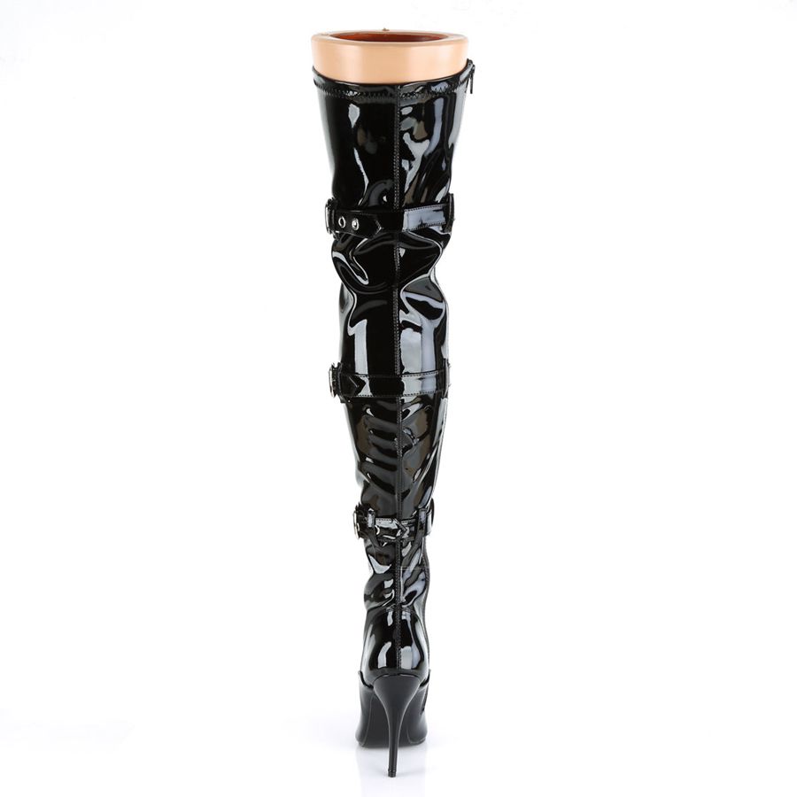 Bottes Hautes Pleaser Seduce-3028 Noir Femme | ZZI-3078355