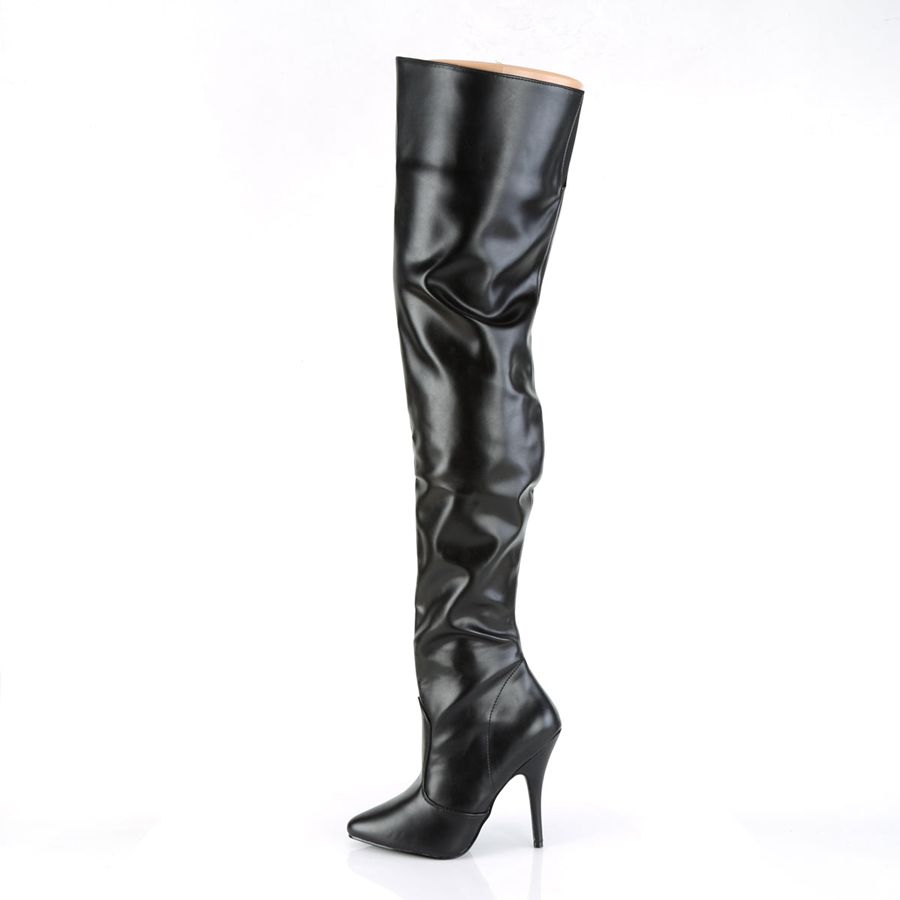 Bottes Hautes Pleaser Seduce-3010 Noir Femme | PZL-7240325