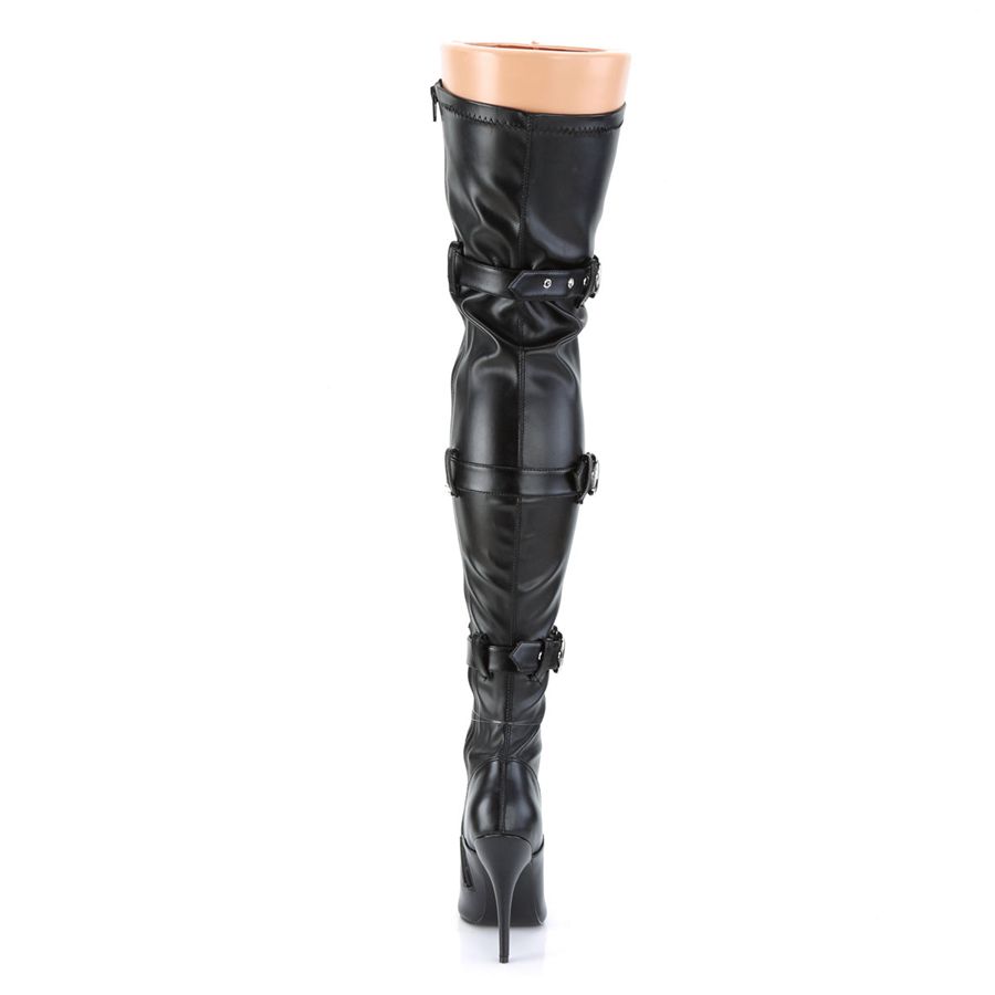 Bottes Hautes Pleaser Seduce-3028 Noir Femme | KDO-7474883