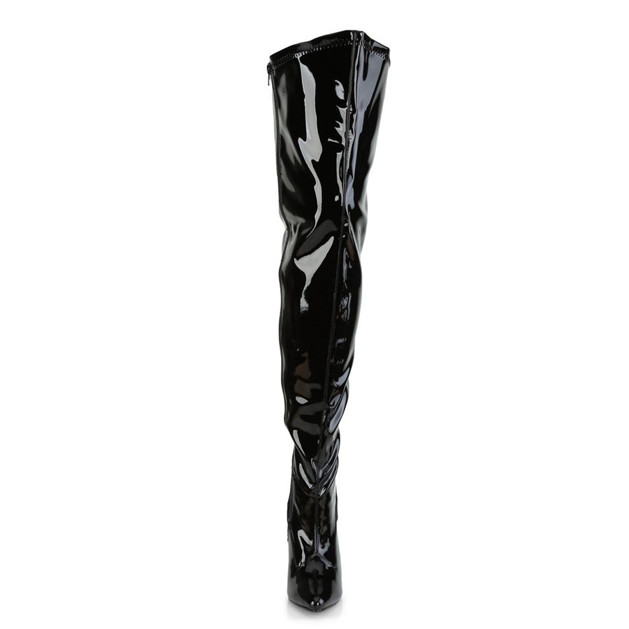 Bottes Hautes Pleaser Seduce-3000WC Noir Femme | VPS-3686087