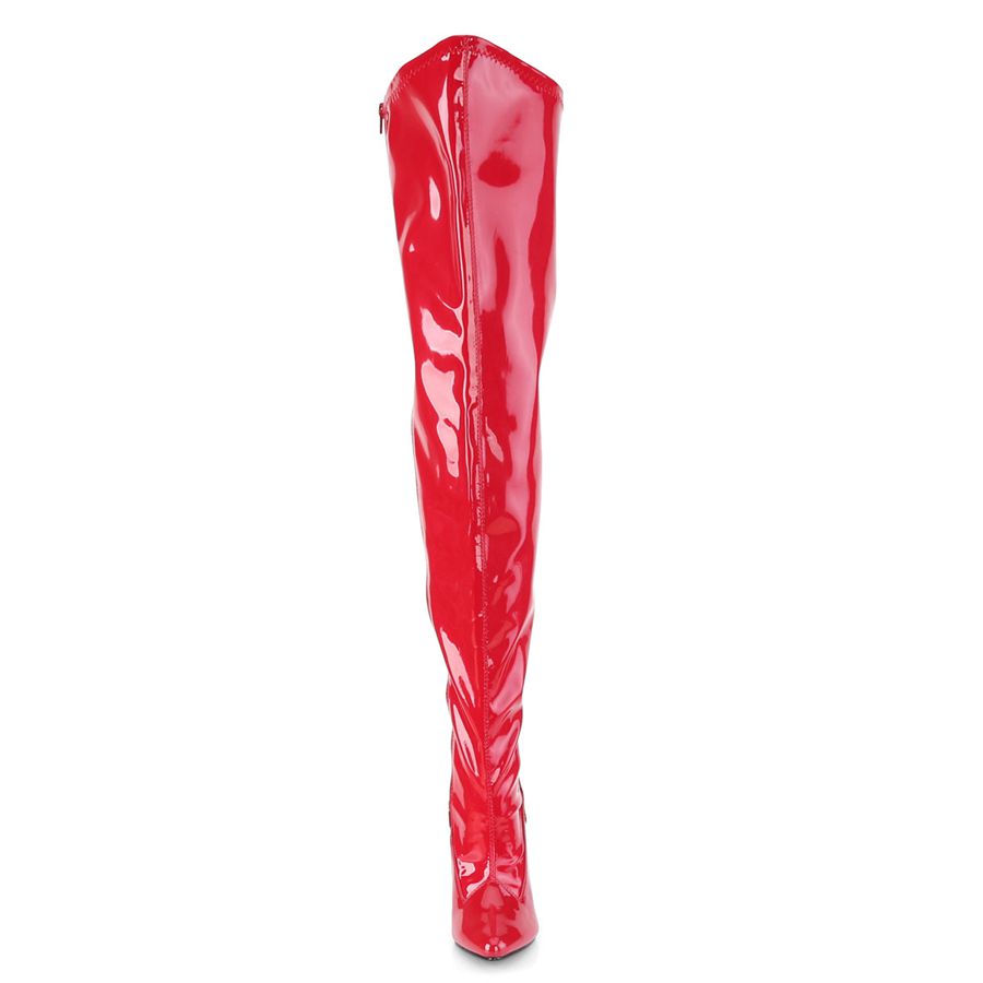 Bottes Hautes Pleaser Seduce-3000WC Rouge Femme | CDD-1197632