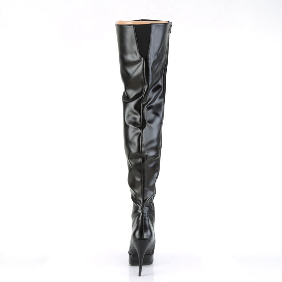 Bottes Hautes Pleaser Seduce-3010 Noir Femme | PZL-7240325