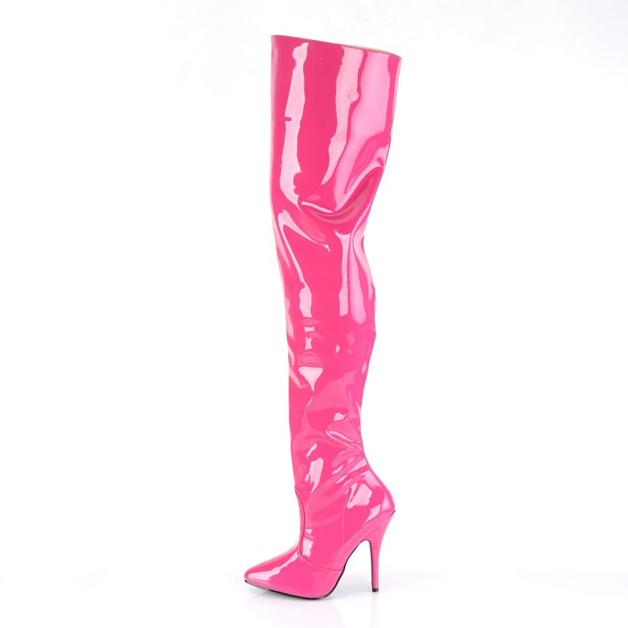 Bottes Hautes Pleaser Seduce-3010 Rose Femme | MVQ-5768073