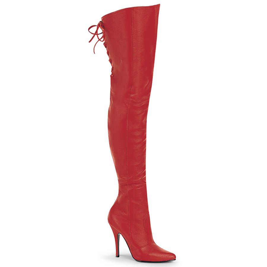 Bottes Hautes Pleaser Legend-8899 Rouge Femme | KQD-1929434