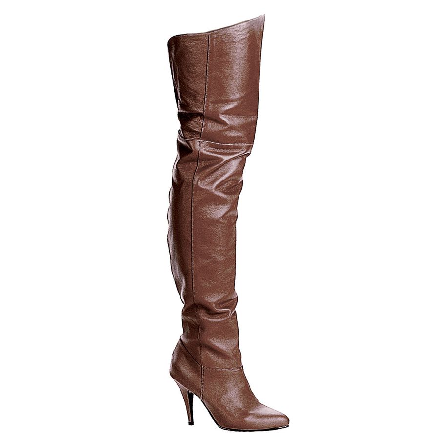 Bottes Hautes Pleaser Legend-8868 Marron Femme | SAU-9274512