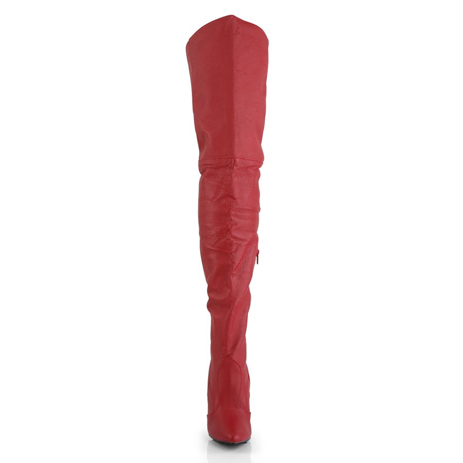 Bottes Hautes Pleaser Legend-8899 Rouge Femme | KQD-1929434