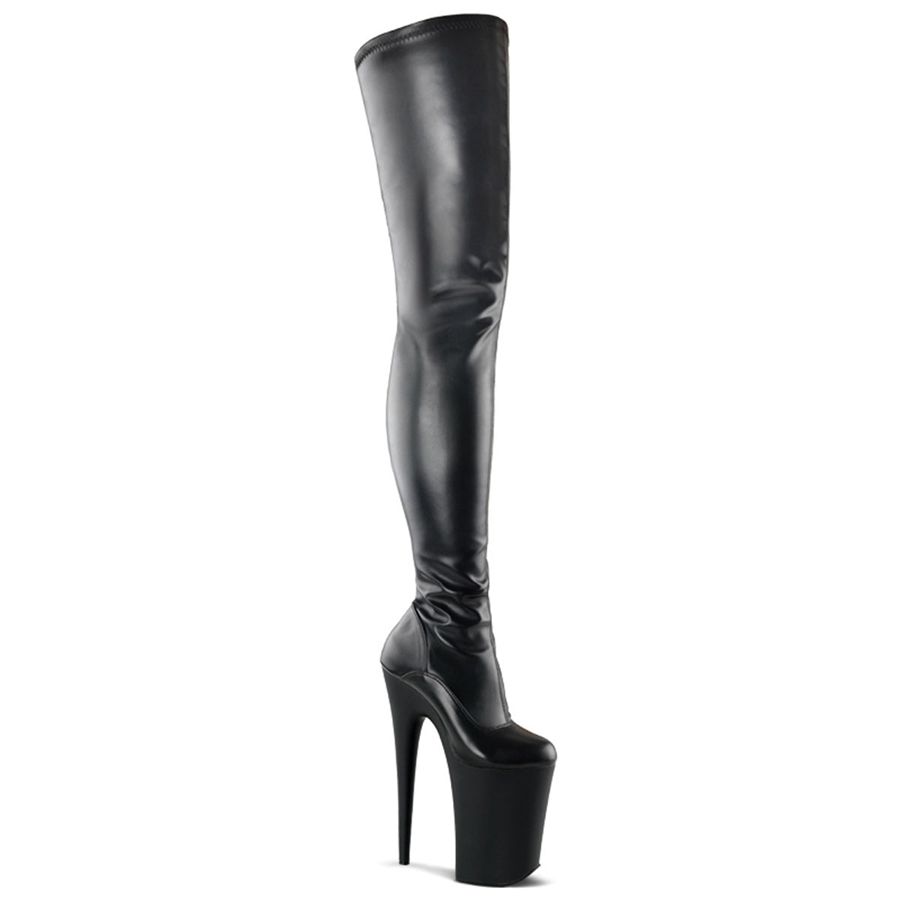 Bottes Hautes Pleaser Infinity-4000 Noir Femme | NWK-9316022