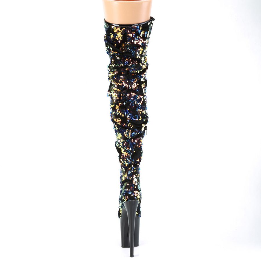 Bottes Hautes Pleaser Flamingo-3004 Multicolore Femme | TQP-5193180