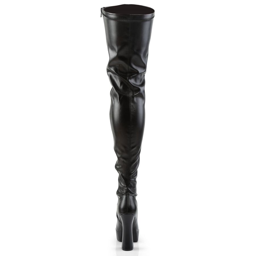 Bottes Hautes Pleaser Electra-3000Z Noir Femme | GNE-4819824