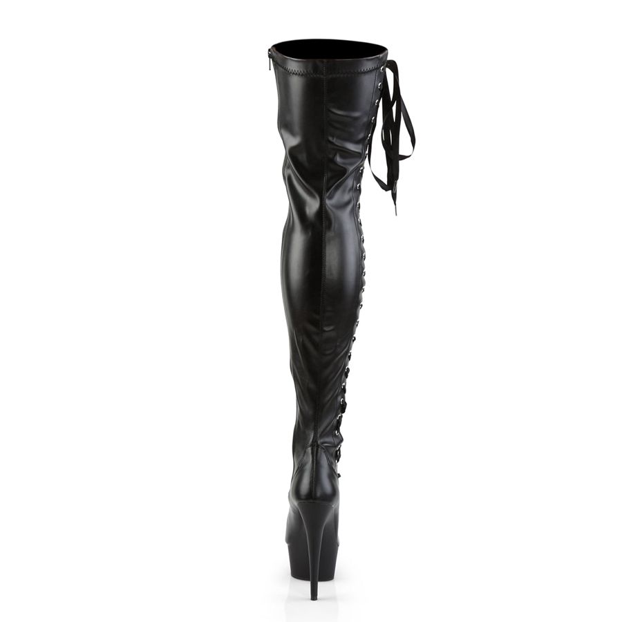 Bottes Hautes Pleaser Delight-3050 Noir Femme | MNA-5750533