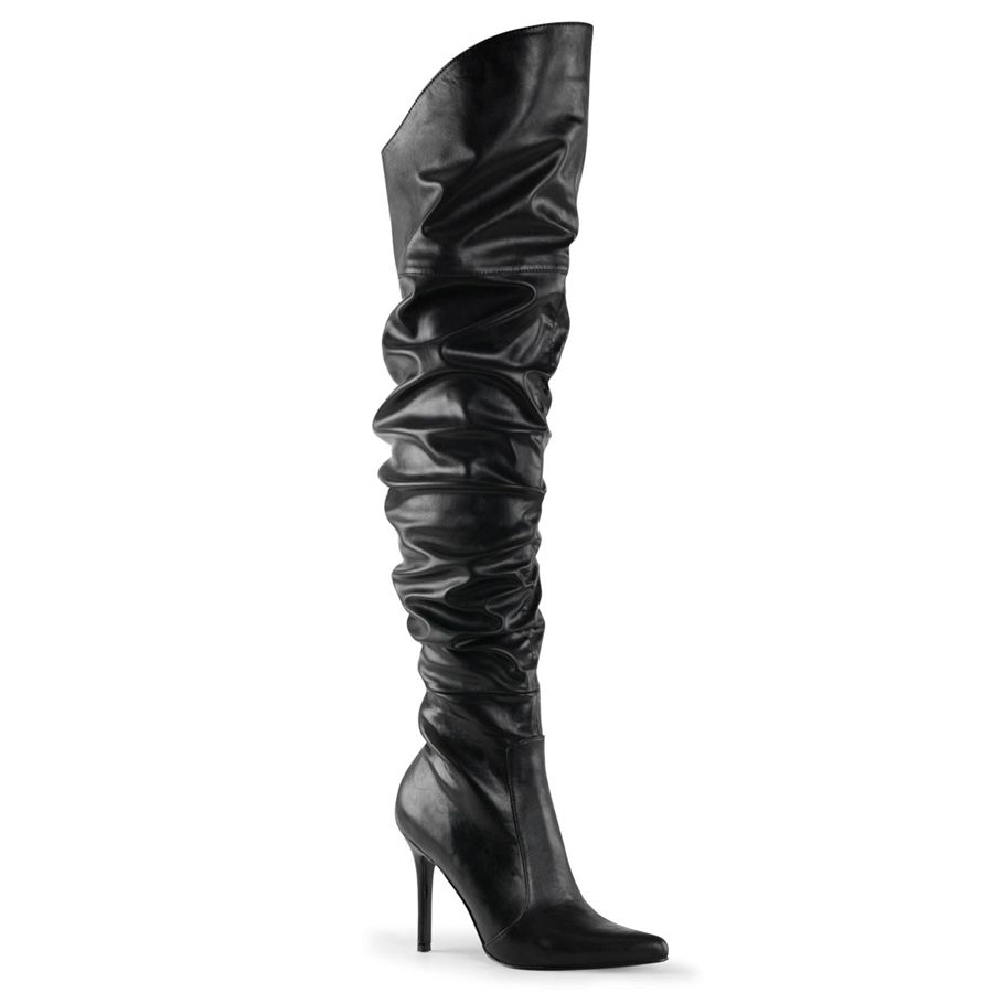 Bottes Hautes Pleaser Classique-3011 Noir Femme | PAF-8052836