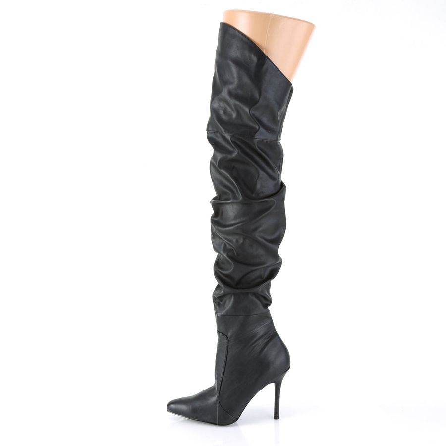 Bottes Hautes Pleaser Classique-3011 Noir Femme | PAF-8052836