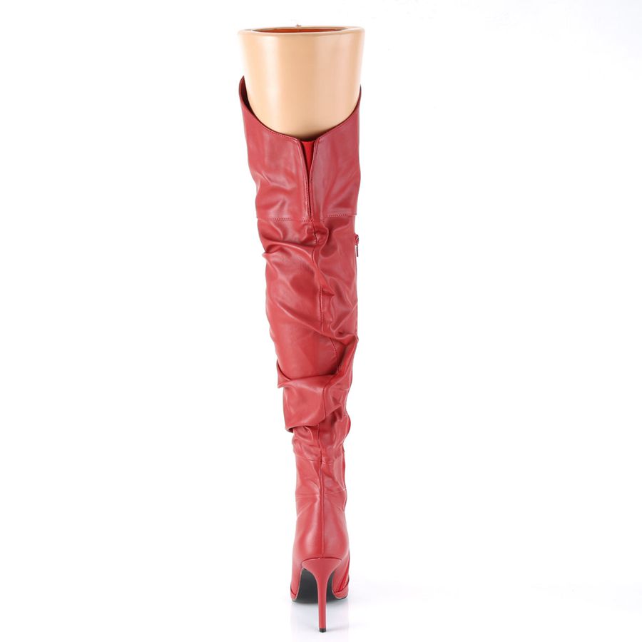 Bottes Hautes Pleaser Classique-3011 Rouge Femme | NTV-2318090