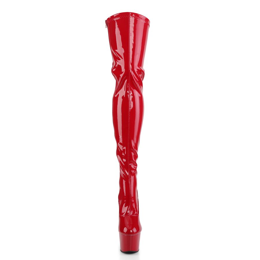 Bottes Hautes Pleaser Adore-3063 Rouge Femme | BFB-7607156