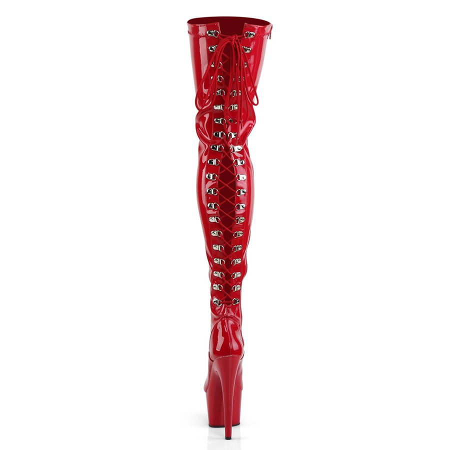 Bottes Hautes Pleaser Adore-3063 Rouge Femme | BFB-7607156