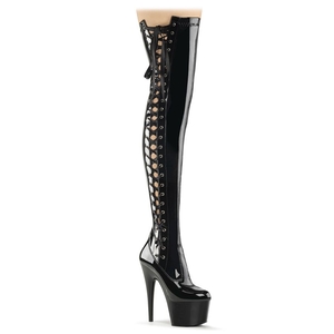 Bottes Hautes Pleaser Adore-3050 Noir Femme | WQA-2488480