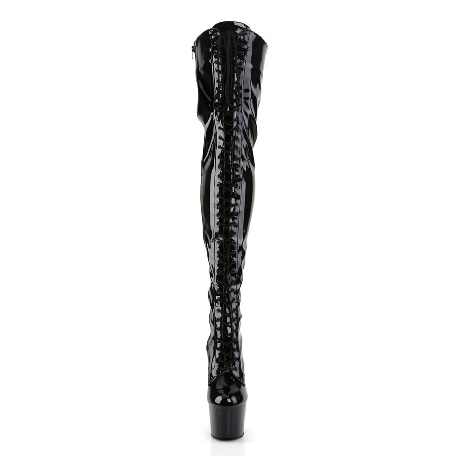 Bottes Hautes Pleaser Adore-3023 Noir Femme | EYP-1057451