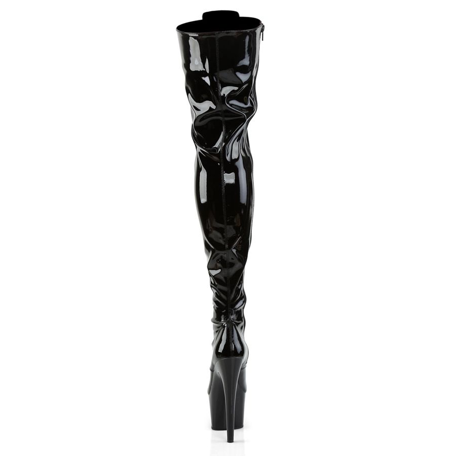 Bottes Hautes Pleaser Adore-3023 Noir Femme | EYP-1057451