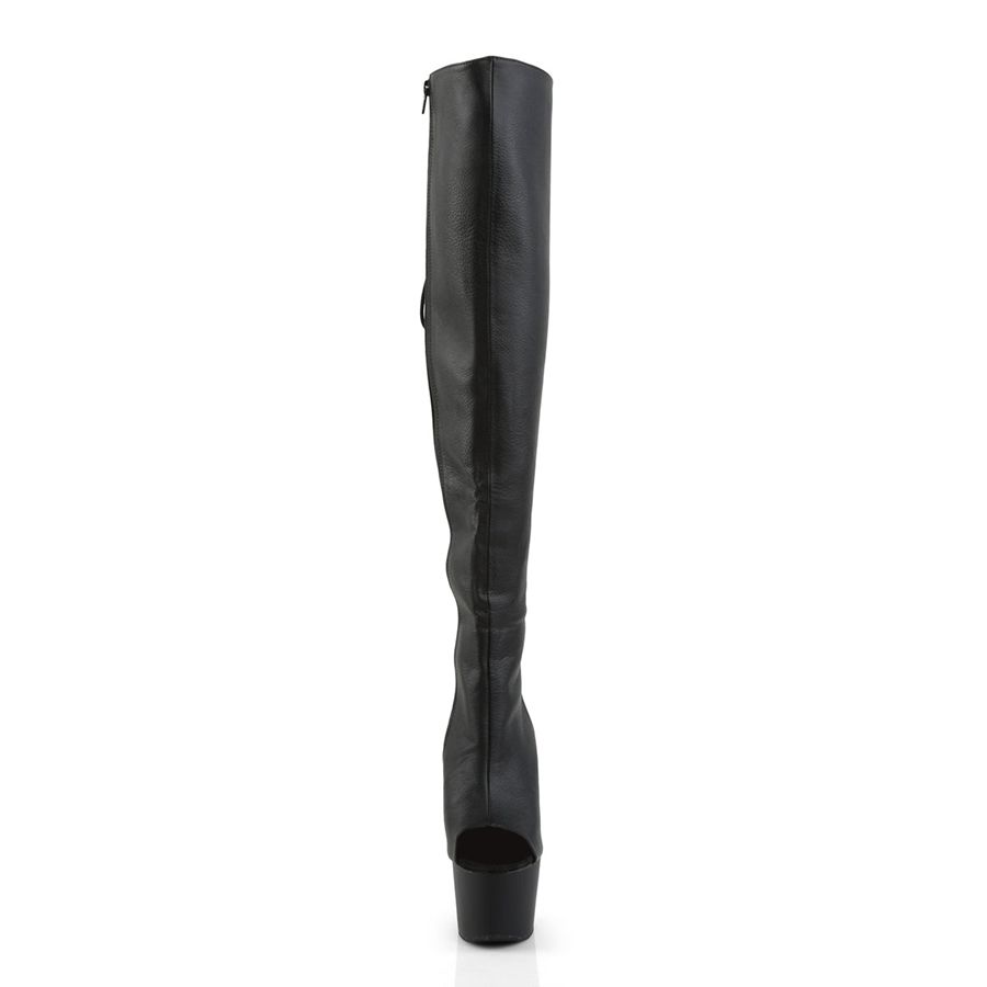 Bottes Hautes Pleaser Adore-3019 Noir Femme | XNV-0176892