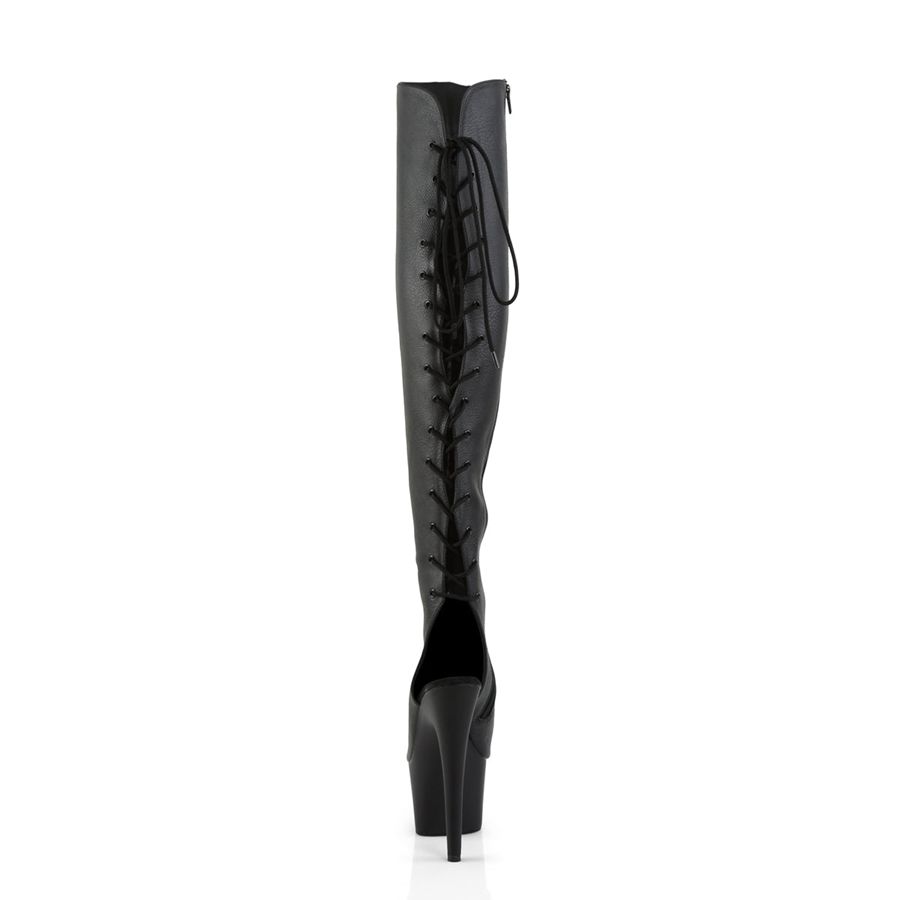 Bottes Hautes Pleaser Adore-3019 Noir Femme | XNV-0176892