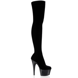 Bottes Hautes Pleaser Adore-3002 Noir Femme | GIM-6394463