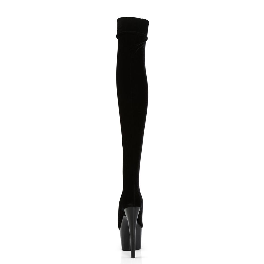 Bottes Hautes Pleaser Adore-3002 Noir Femme | GIM-6394463