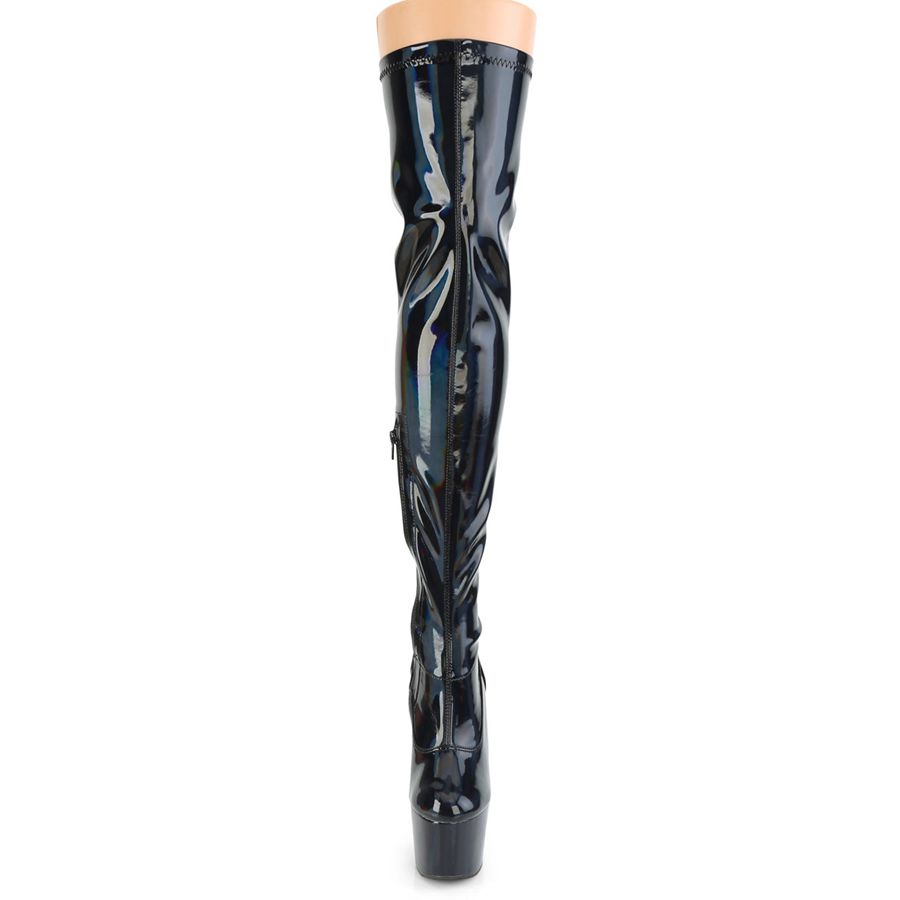 Bottes Hautes Pleaser Adore-3000HWR Noir Femme | NOK-2793499