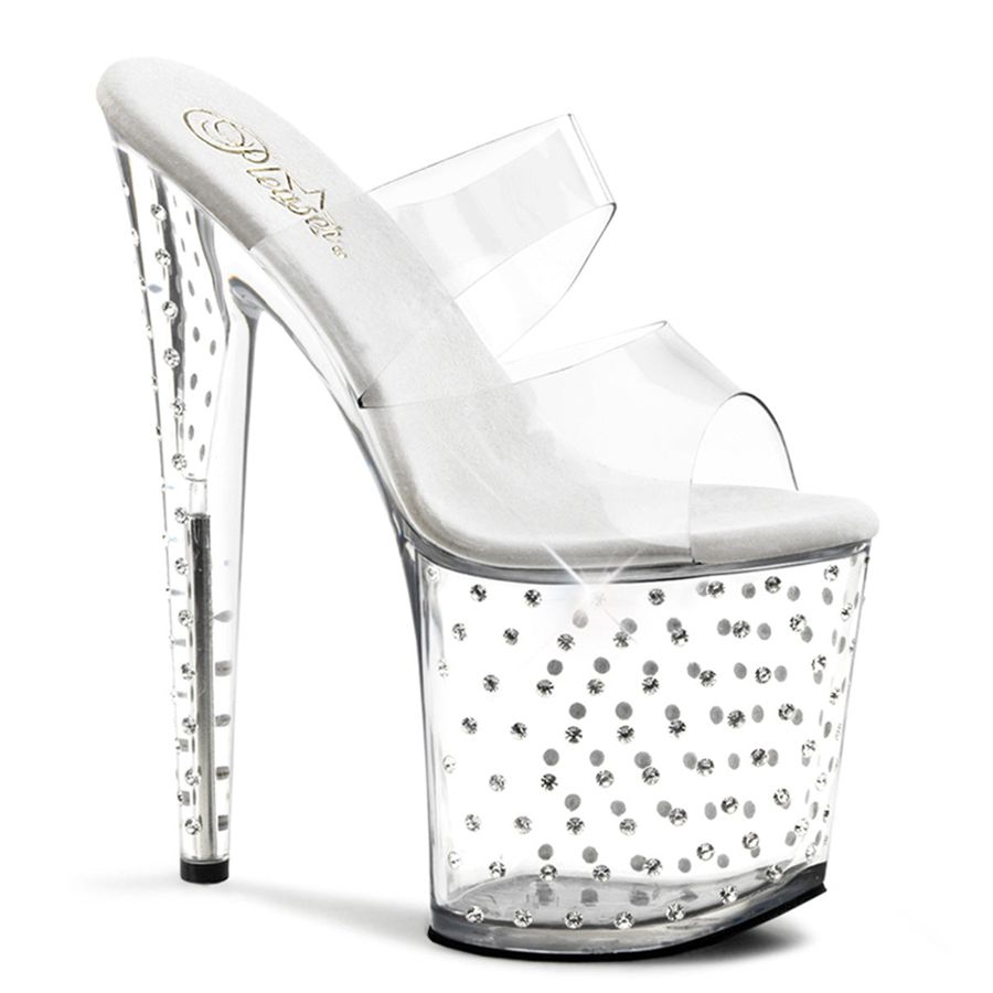 Talons Pleaser Stardust-802 Clear Femme | EWV-4118428