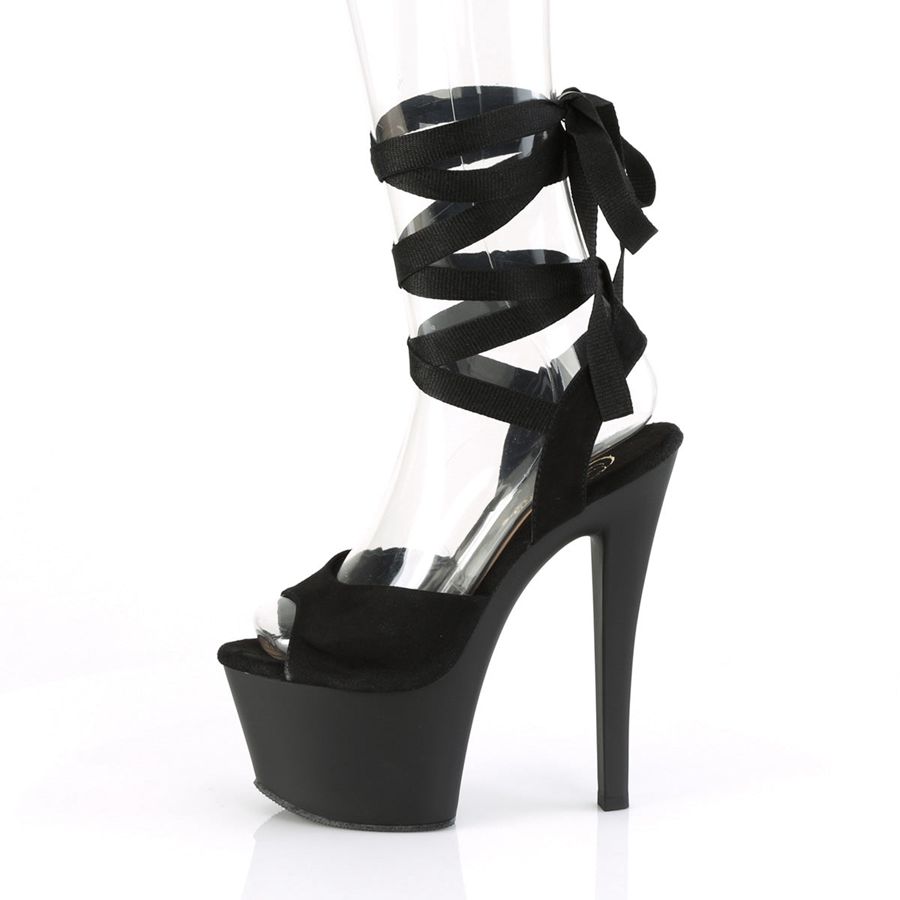 Talons Pleaser Sky-334 Noir Femme | QHQ-4721558