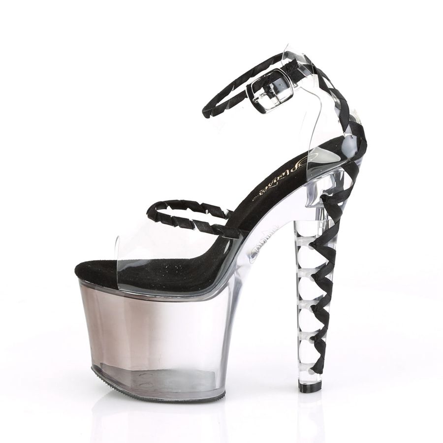 Talons Pleaser Lovesick-712T Noir Femme | AXQ-0022465