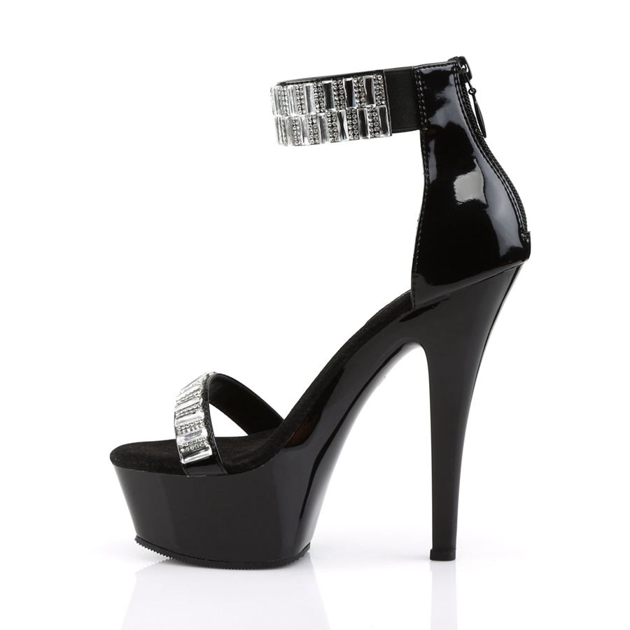 Talons Pleaser Kiss-269RS Noir Femme | KXM-7367956