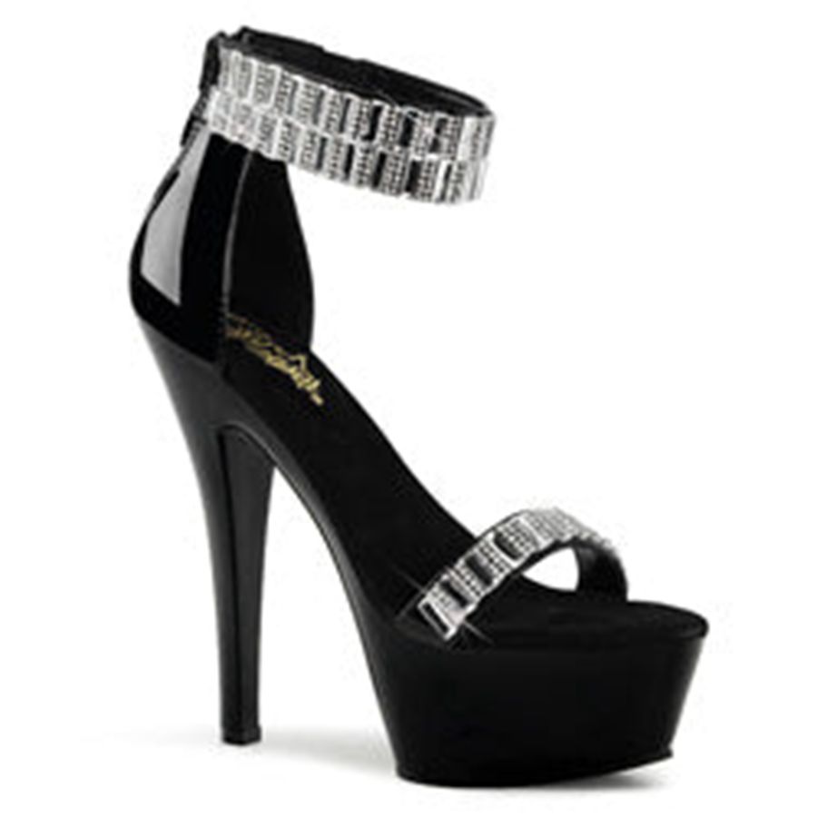 Talons Pleaser Kiss-269RS Noir Femme | KXM-7367956