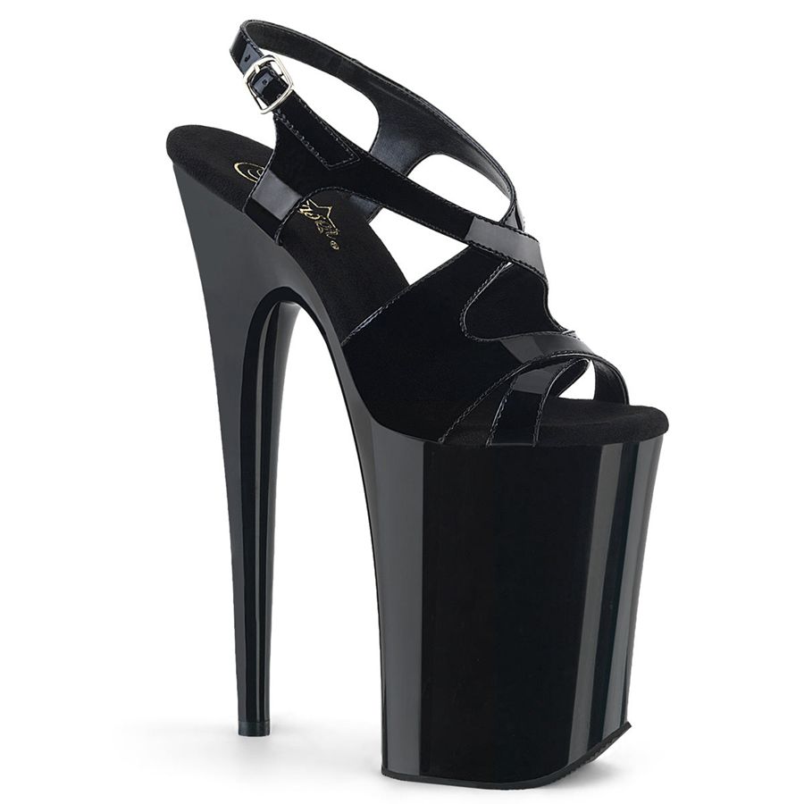 Talons Pleaser Infinity-930 Noir Femme | BHF-8017873