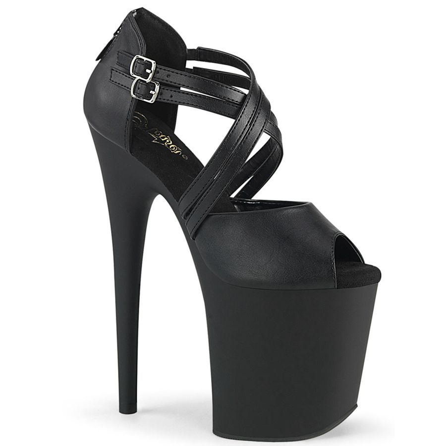 Talons Pleaser Flamingo-865 Noir Femme | NVK-3061570