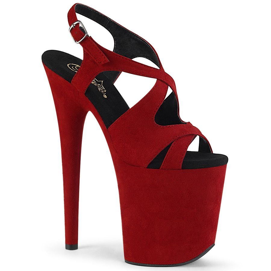 Talons Pleaser Flamingo-831FS Rouge Femme | KKG-4057942