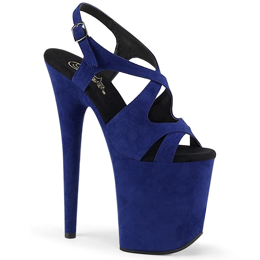 Talons Pleaser Flamingo-831FS Bleu Marine Femme | DTT-4448108