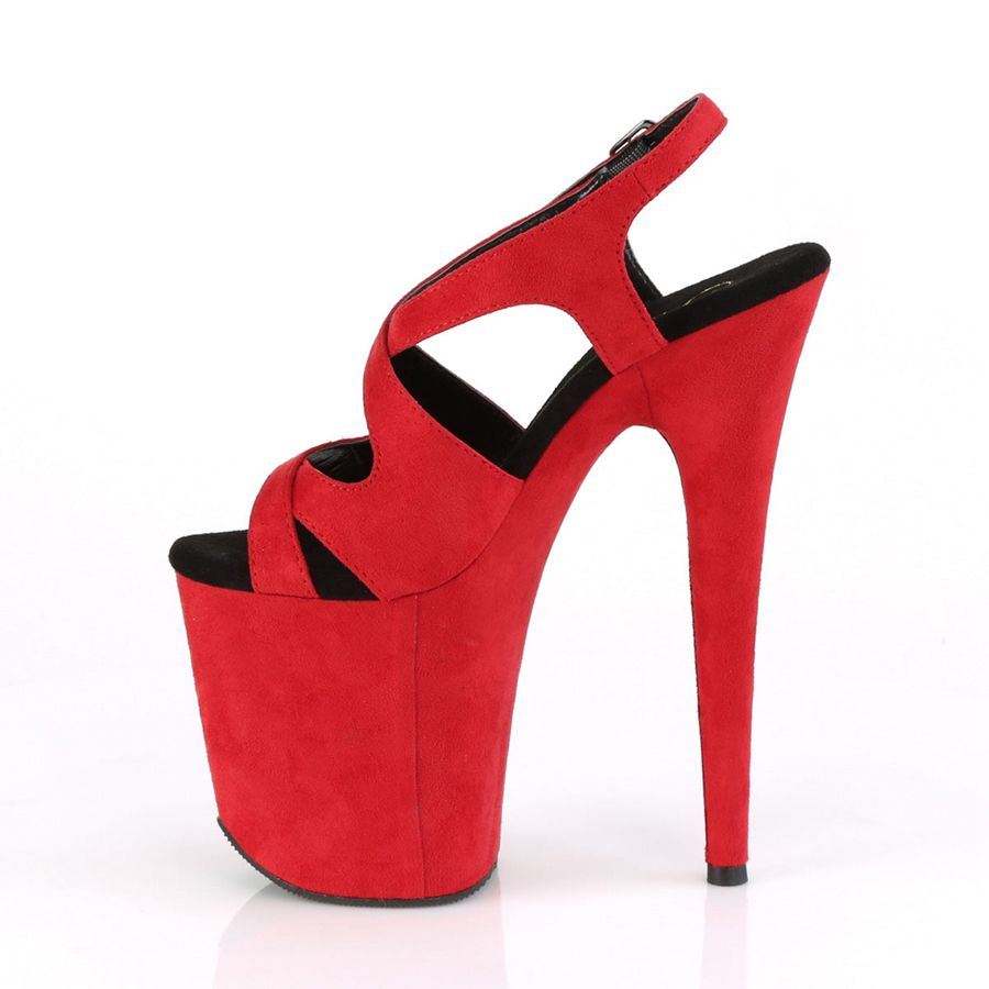 Talons Pleaser Flamingo-831FS Rouge Femme | KKG-4057942