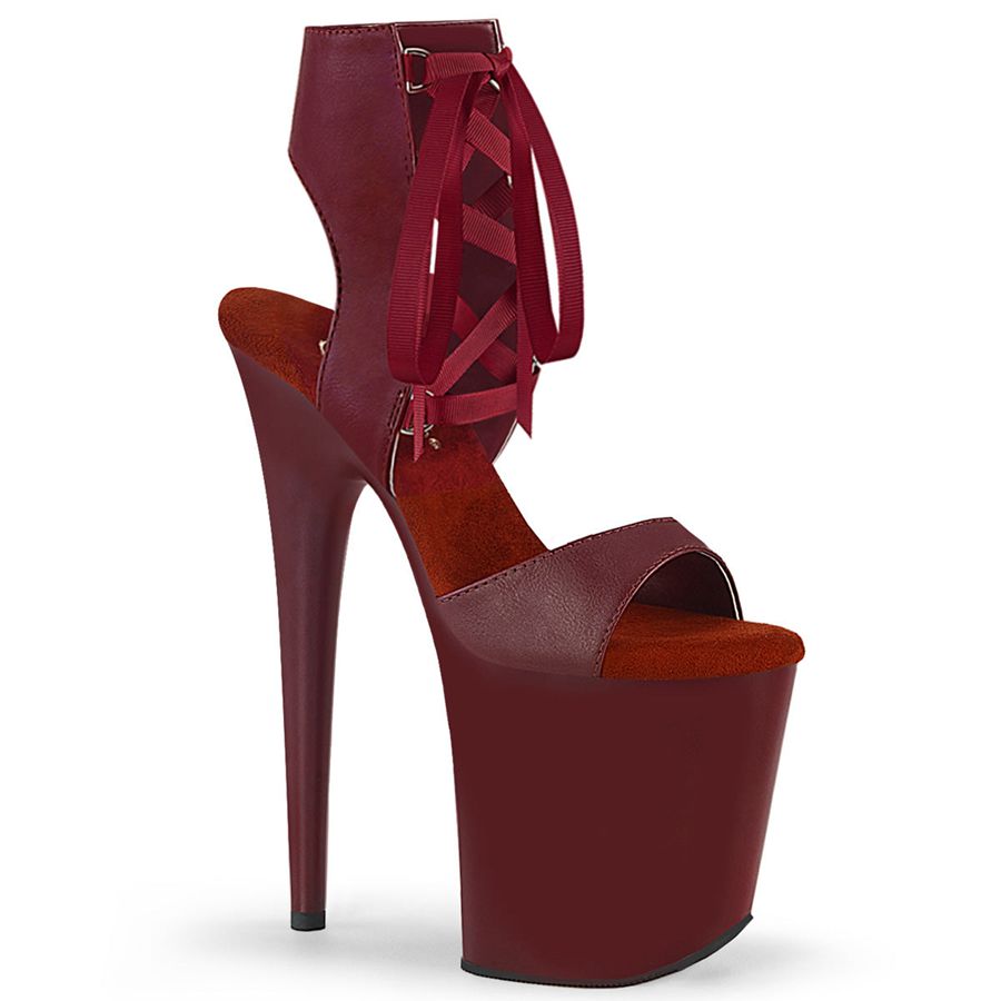 Talons Pleaser Flamingo-800-14 Bordeaux Femme | MKF-3239839