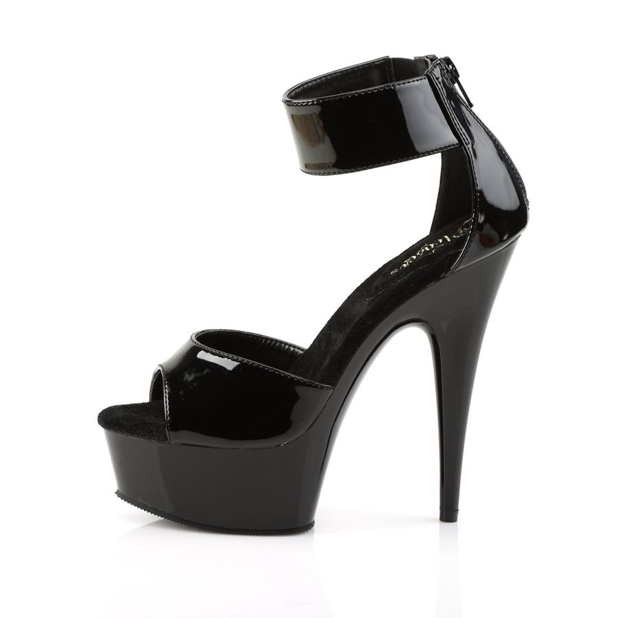 Talons Pleaser Delight-670-3 Noir Femme | HYS-6160368