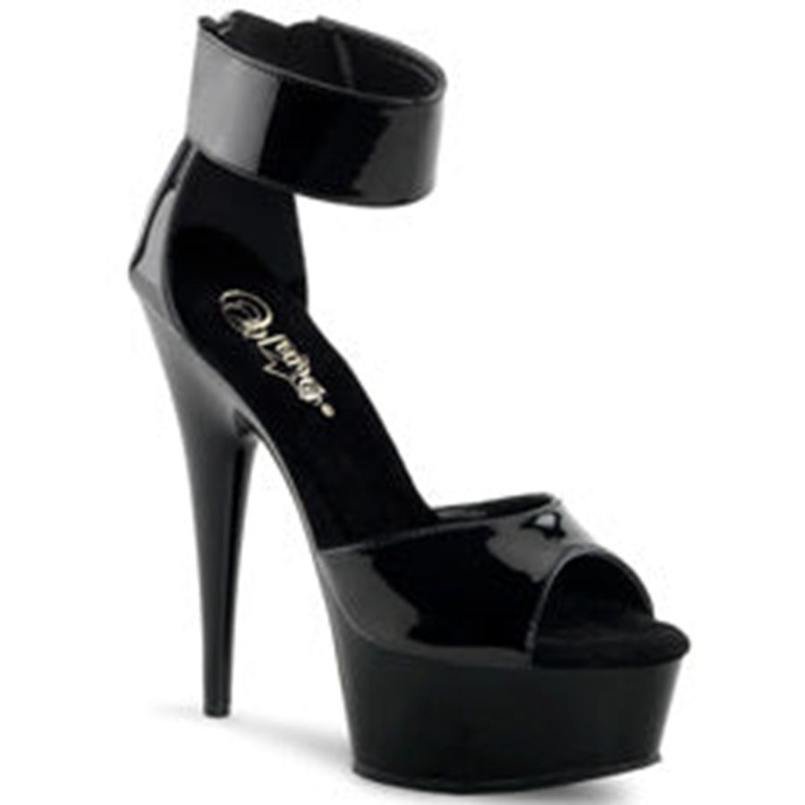 Talons Pleaser Delight-670-3 Noir Femme | HYS-6160368