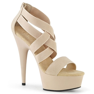 Talons Pleaser Delight-669 Beige Femme | TXW-8327263