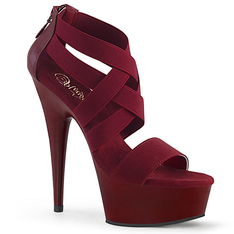 Talons Pleaser Delight-669 Bordeaux Femme | OEG-9692309