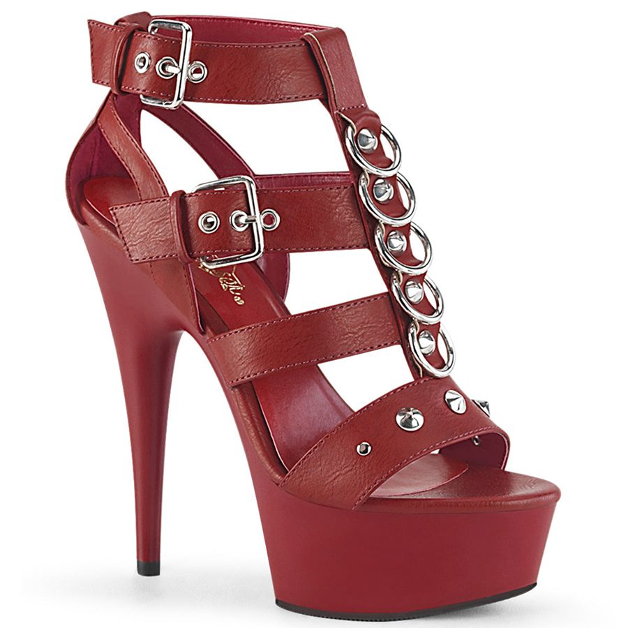 Talons Pleaser Delight-658 Rouge Femme | LRG-9482027