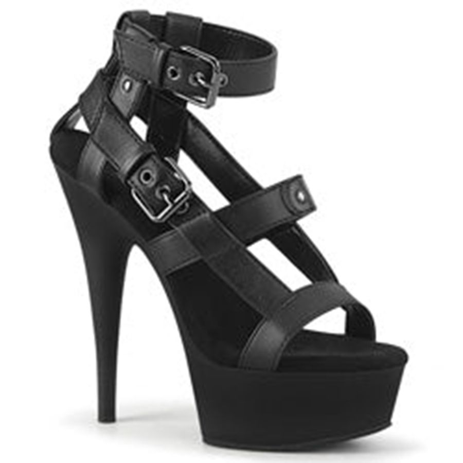 Talons Pleaser Delight-637 Noir Femme | FBL-4588868