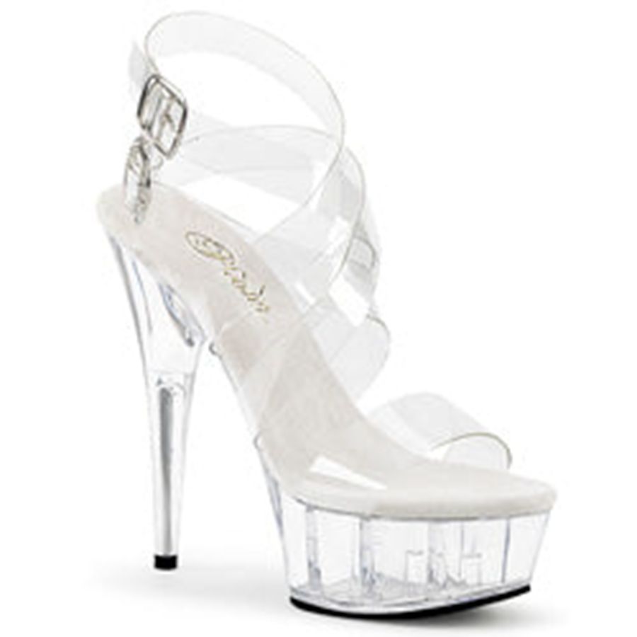 Talons Pleaser Delight-635 Clear Femme | ZUI-3535851