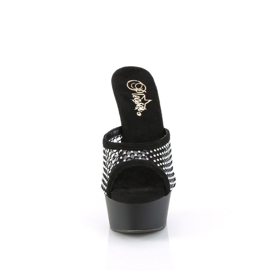 Talons Pleaser Delight-601-6RM Noir Femme | IHF-1184888